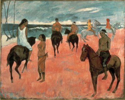 Riders on the Beach by Paul Gauguin